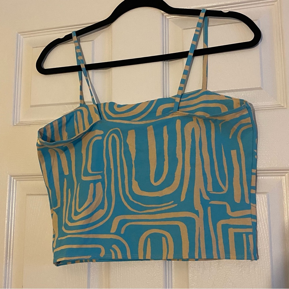 Blue ASOS Summer Going Out Top - Picture 6 of 6